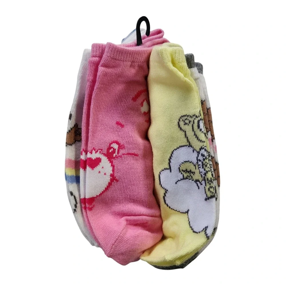 Care‎ Bears No Show Socks 5 Pair Pack Women's Shoe Size 4-10 Sock 9-11 New
